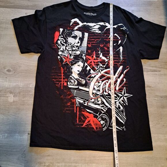 Fifth Sun T Shirt Men's Large Graphic Lady Star Short Sleeve - Picture 5 of 8